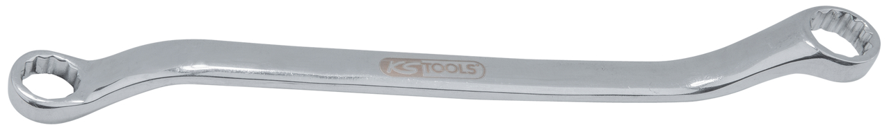 KS Tools EDELSTAHL Doppel-Ringschlüssel, gekröpft