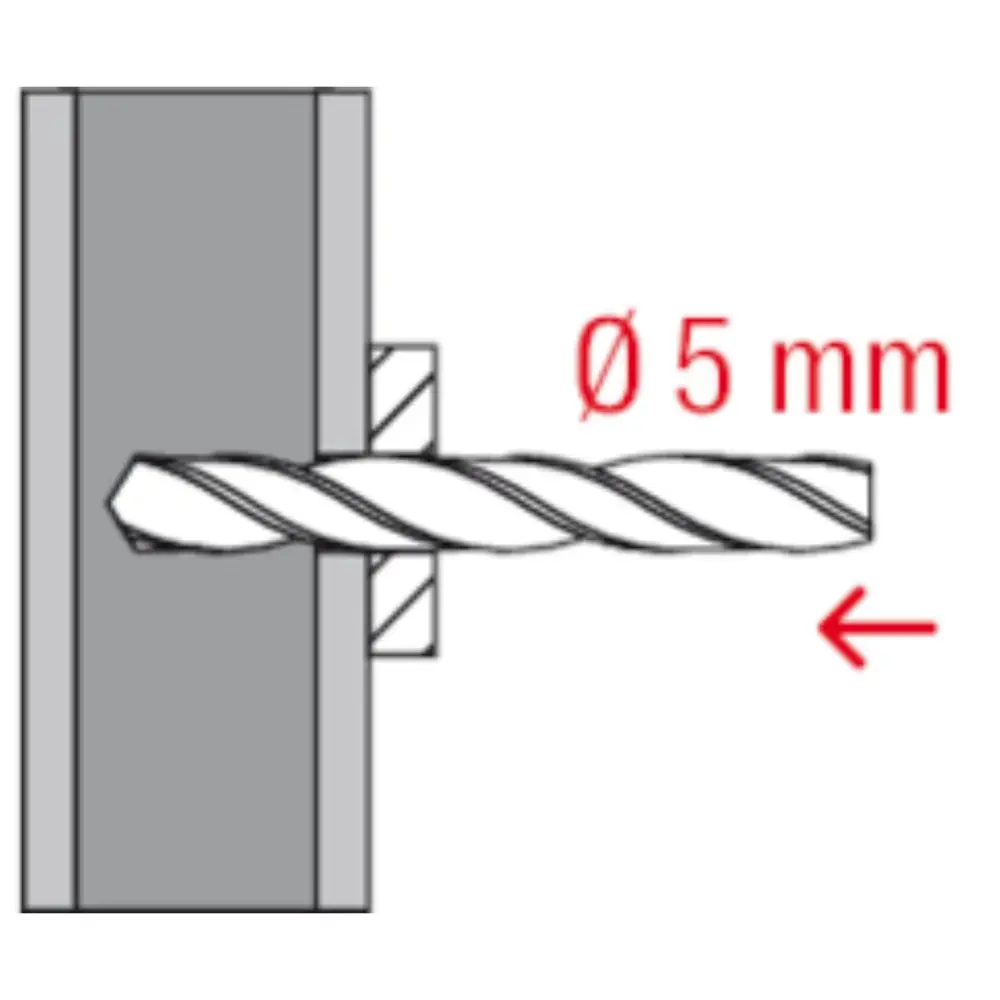 Fischer Balkonbekleidungsbefestiger P 9 K