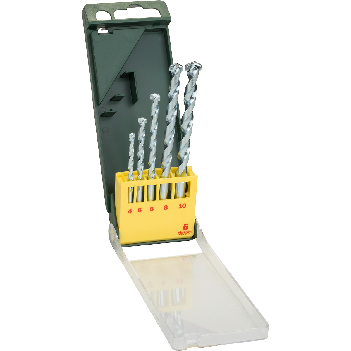 Bosch Steinbohrer-Set, 5-teilig, 4 - 10 mm, HM-Steinbohrer