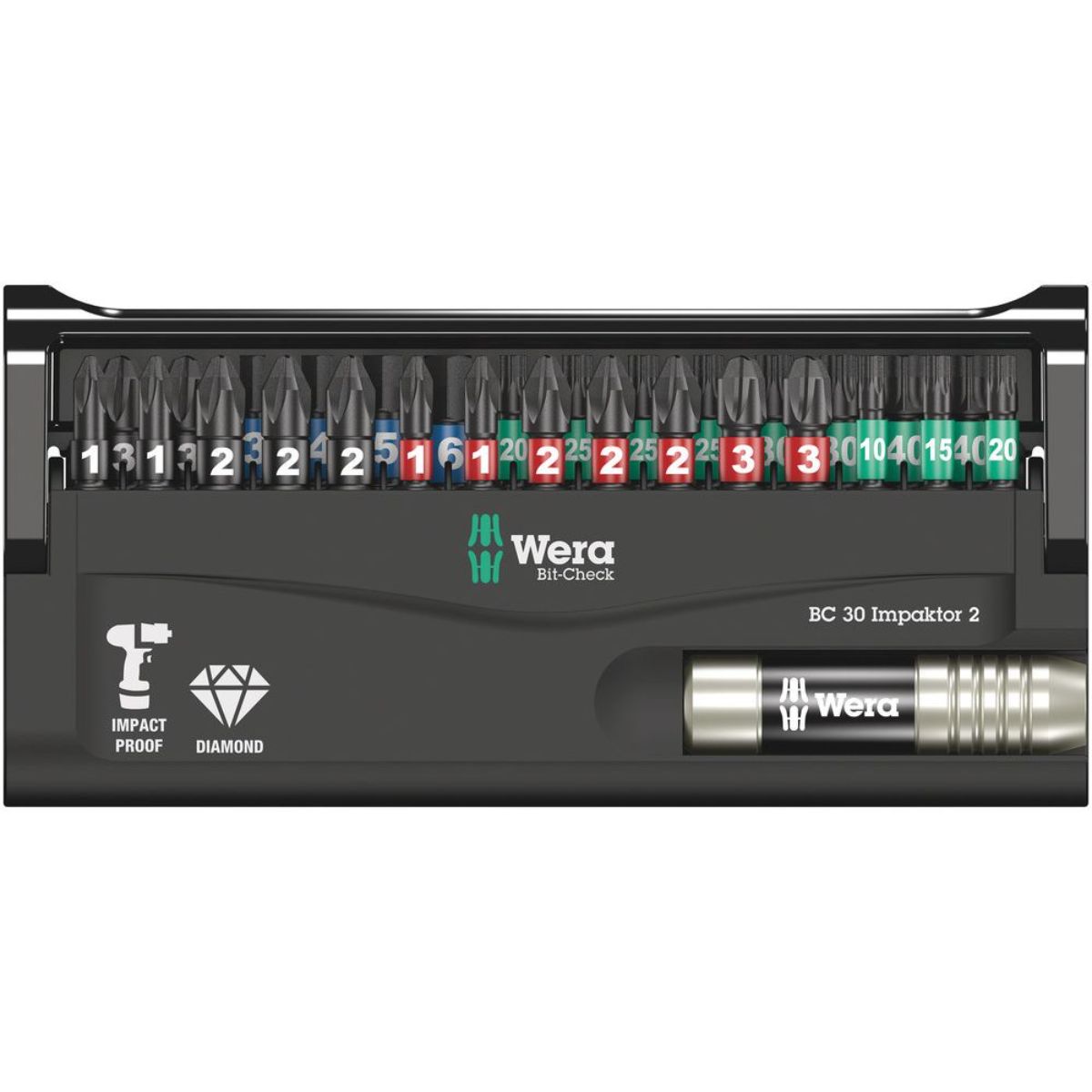 Wera Bit-Check 30 Impaktor 2, 30-teilig
