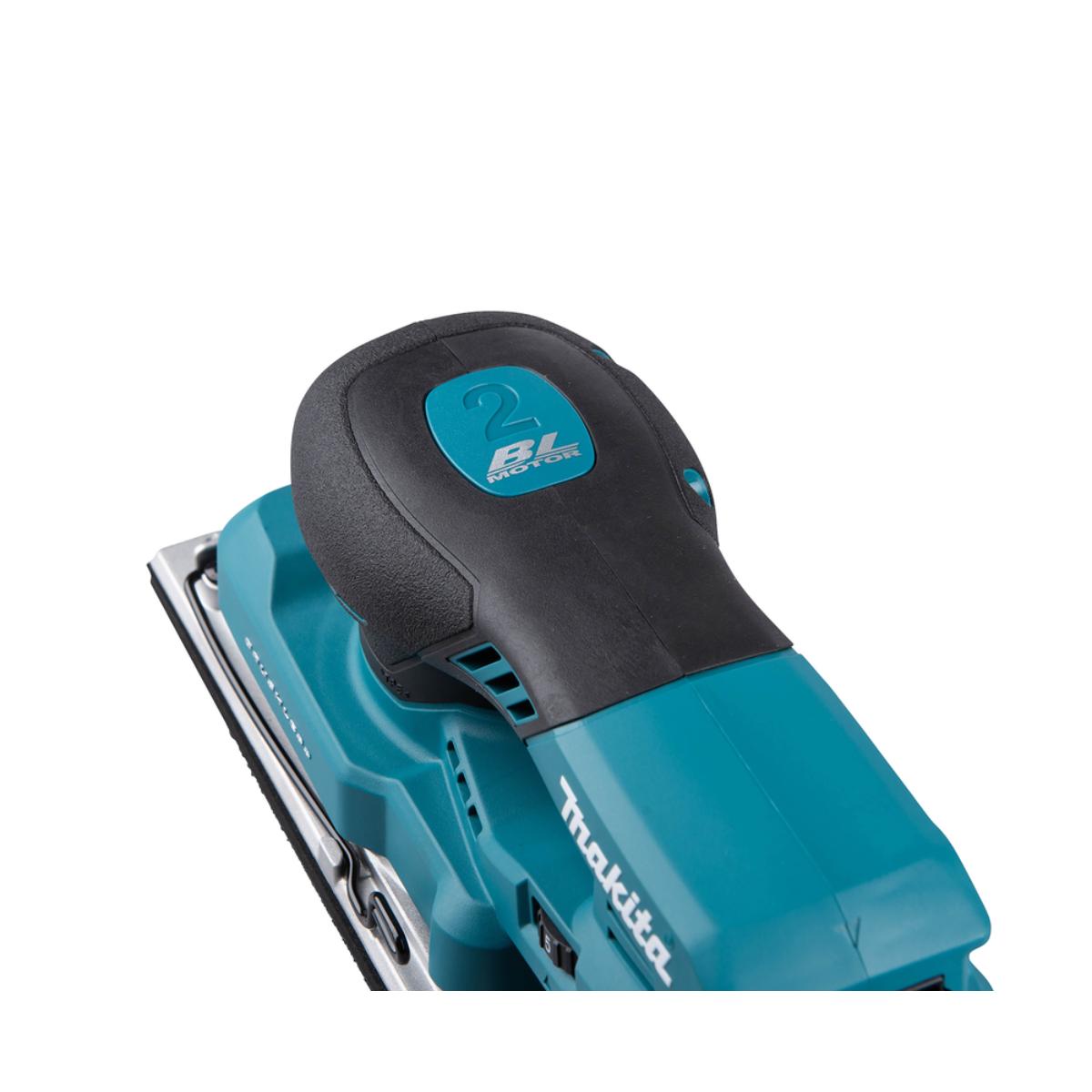 Makita Akku-Schwingschleifer XGT, Connector, 93x185 mm, 6.000 - 12.000 min(-1), 2,0 mm Hub, 1,6 m Kabel