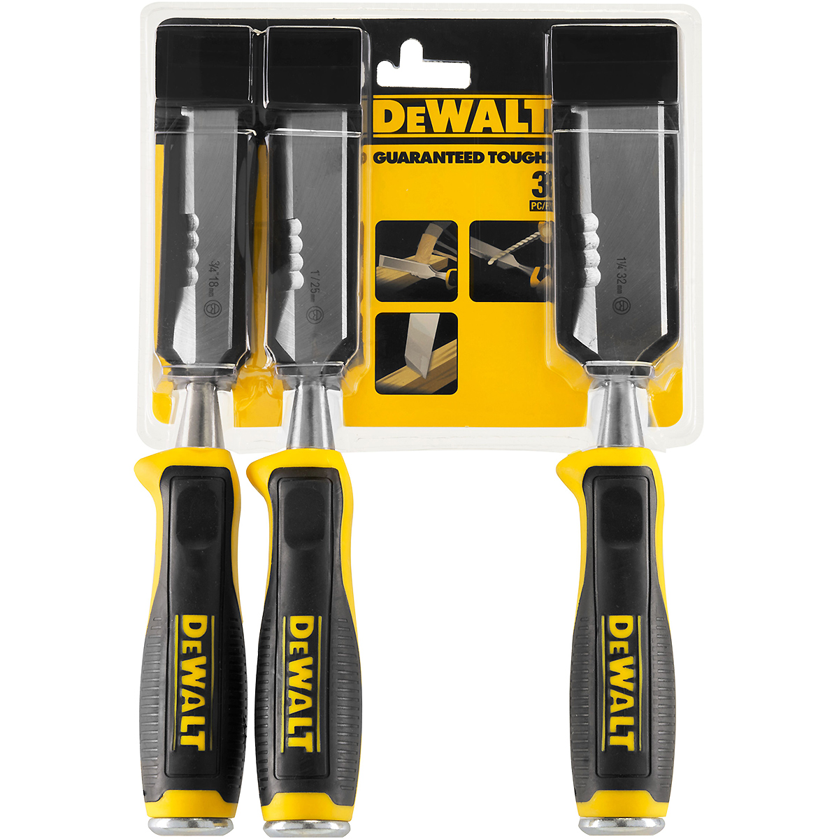 DEWALT Stechbeitel-Set 3-tlg.