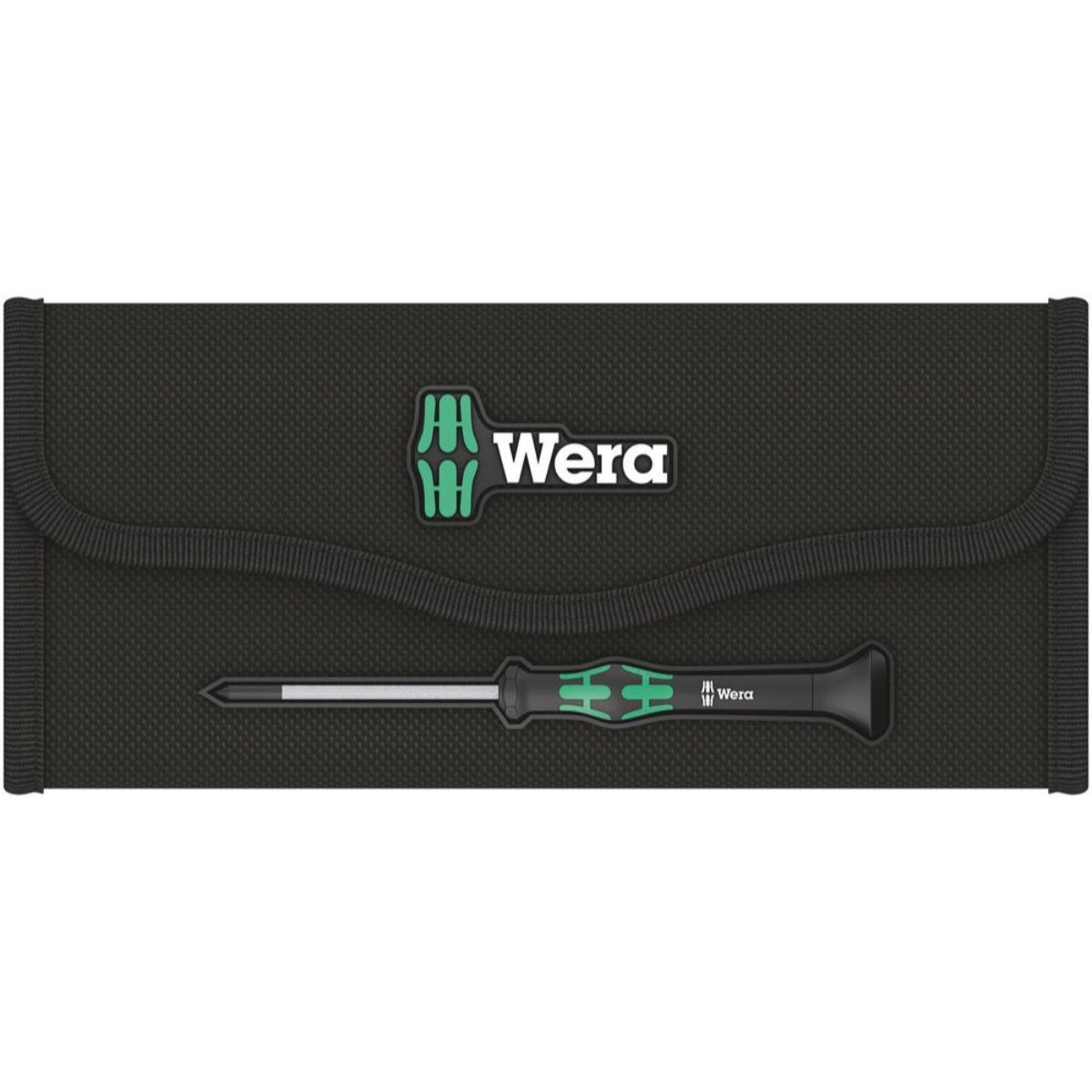 Wera 9454 Falttasche für bis zu 12-teilige Kraftform Micro Schraubendrehersätze, leer, 235 x 115 mm