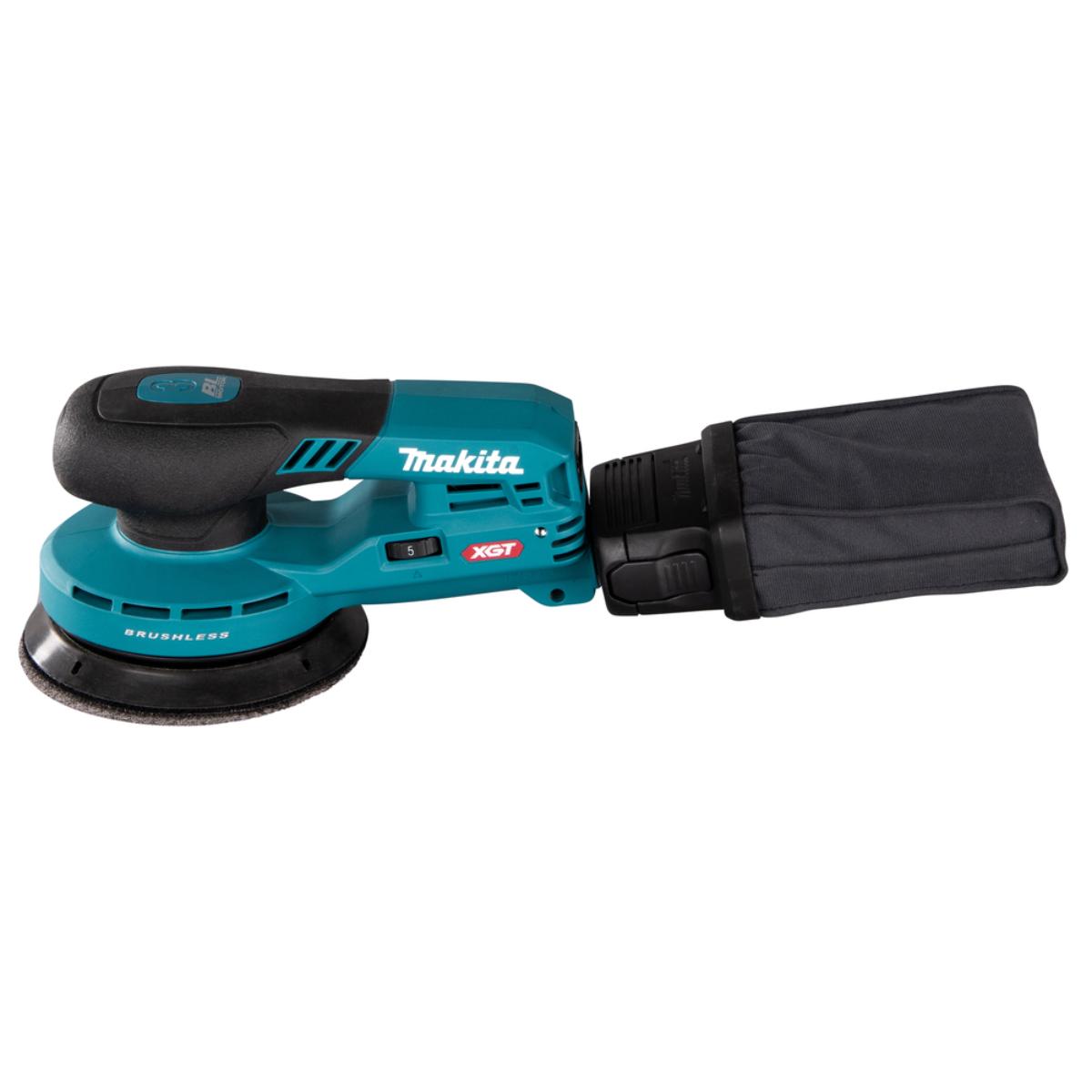 Makita Akku-Exzenterschleifer XGT - Connector - 125 mm Ø - 3,0 mm Hub - 1,6 m Kabel - BO003CGZ