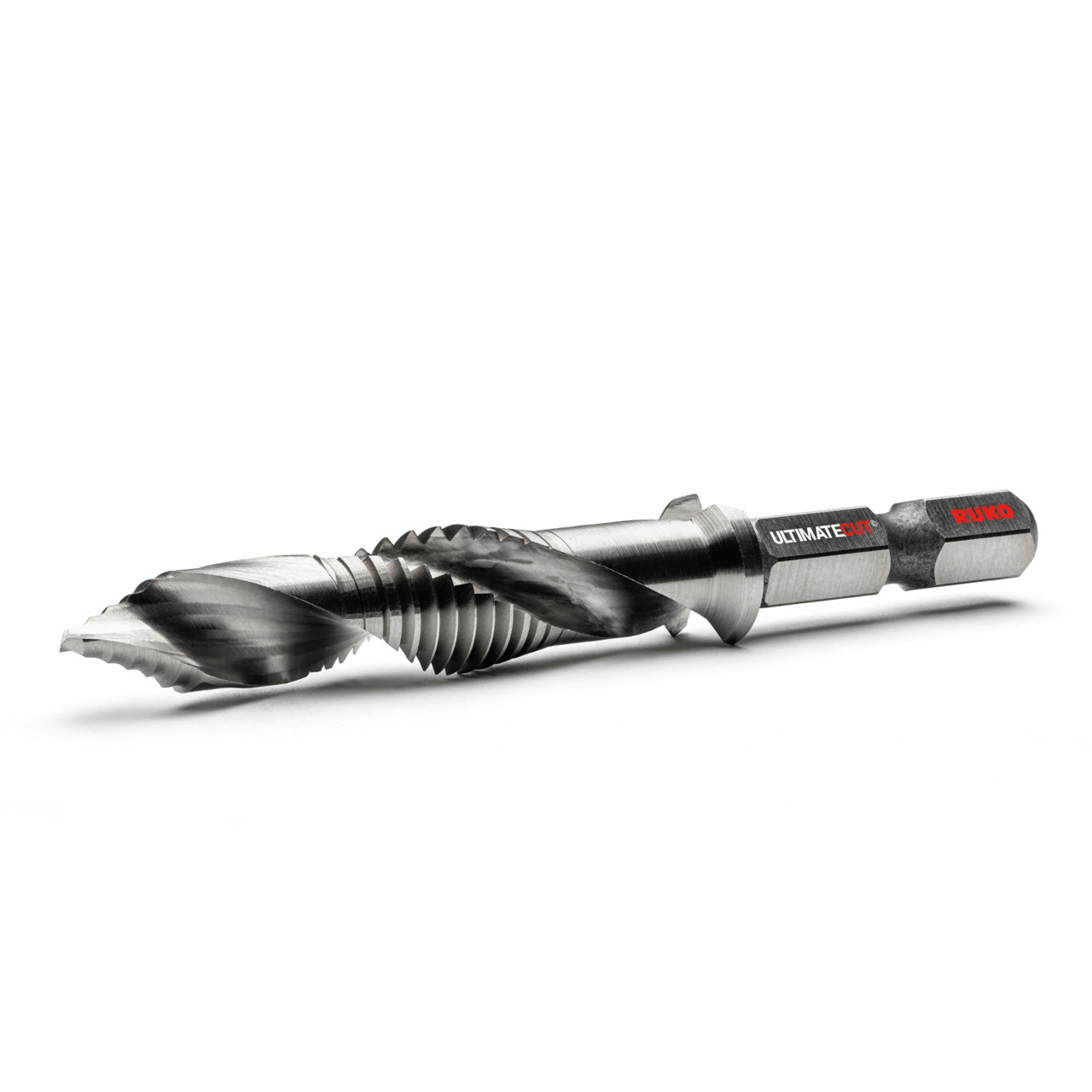 RUKO ULTIMATECUT Kombi-Maschinengewindebohrer mit FLOWSTEP® Spitze, HSS, Bit-Schaft