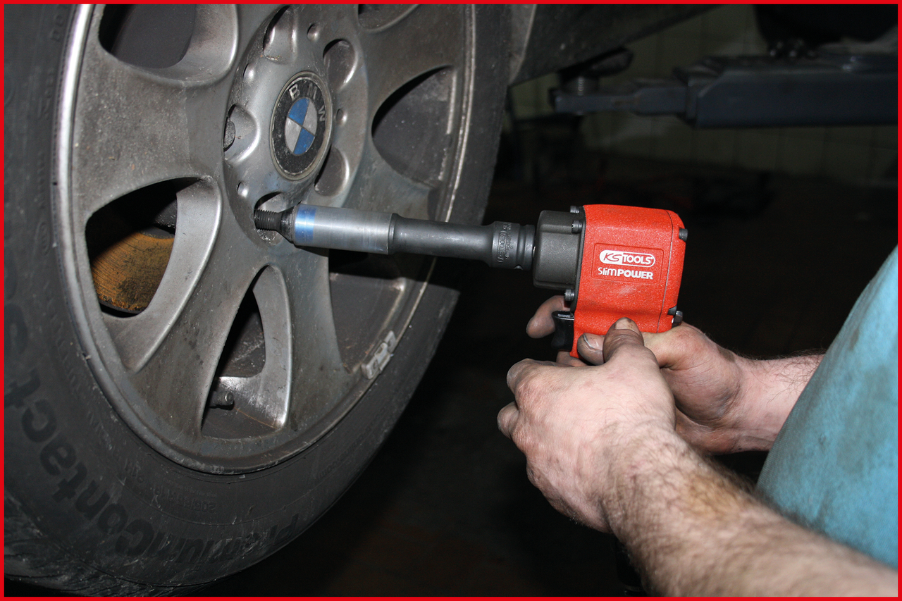 KS Tools SlimPOWER Alu-Felgen Kraft-Stecknuss, extra lang