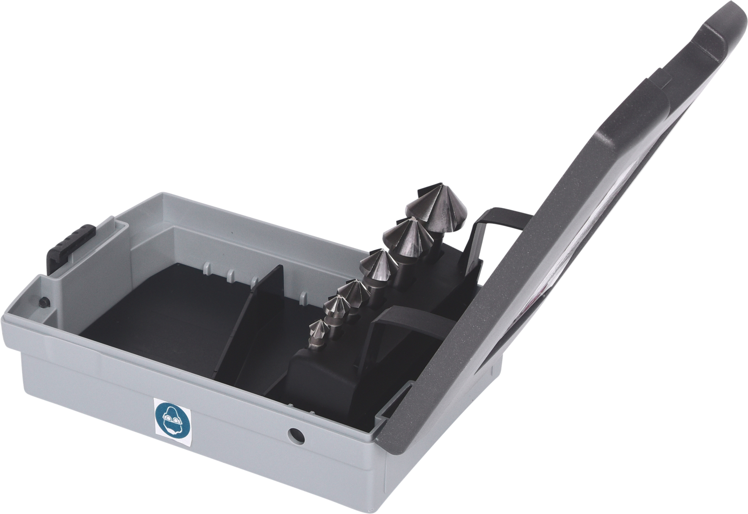 KS Tools HSS Co 5 Kegel-Entgratsenker-Satz, Kunststoffkassette 6-tlg