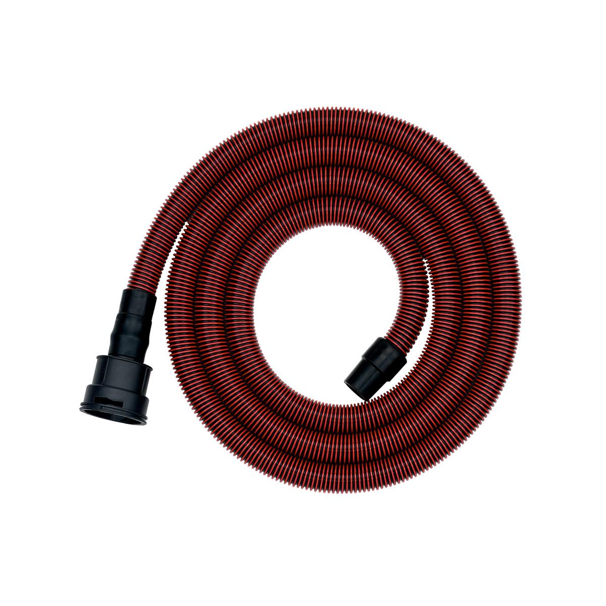 Metabo Saugschlauch, ø 27 mm, Länge 3,5 m, Anschlüsse 58 mm / 30 mm innen / 35 mm außen, antistatisc