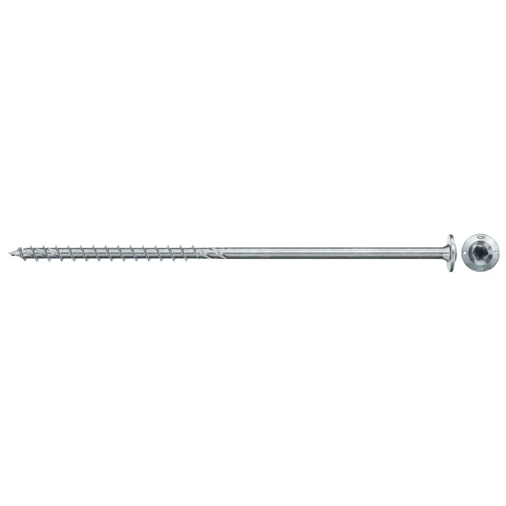 Fischer Spanplattenschraube 6,0x280 PowerFast FPF II WTP BC, Tellerkopf, Innenstern TX, Teilgewinde