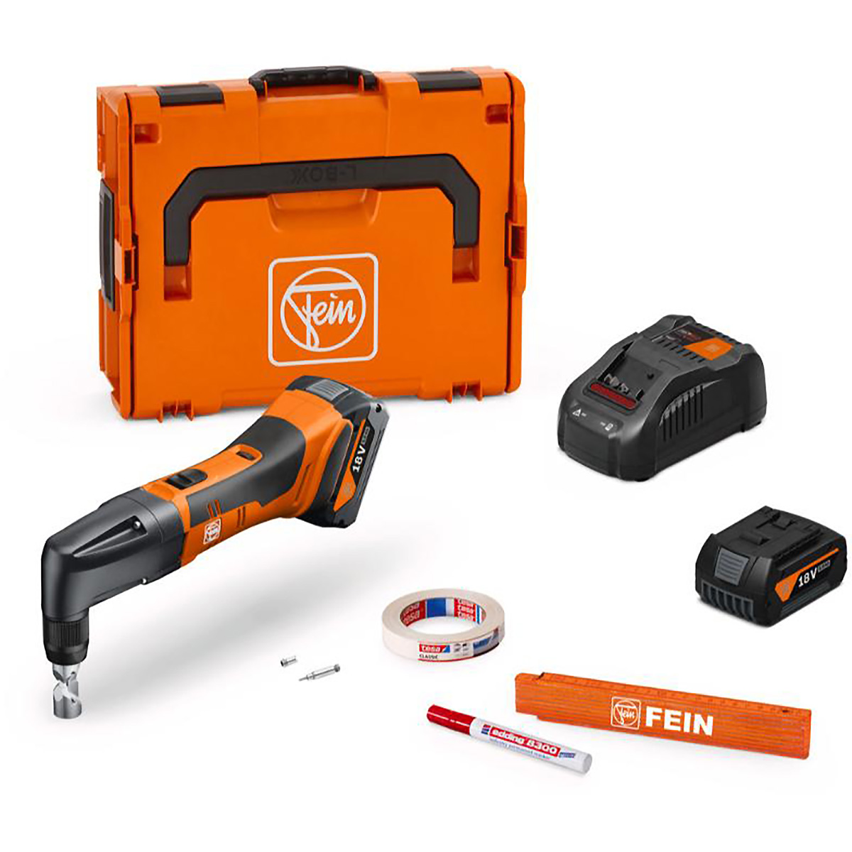 Fein Akku-Knabber bis 1,6 mm ABLK 18 1.6 E AS Set 2x 5 Ah