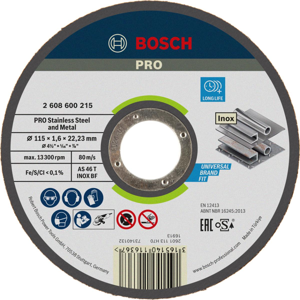 Bosch PRO Trennscheibe gerade Expert for Inox AS 46 T INOX BF
