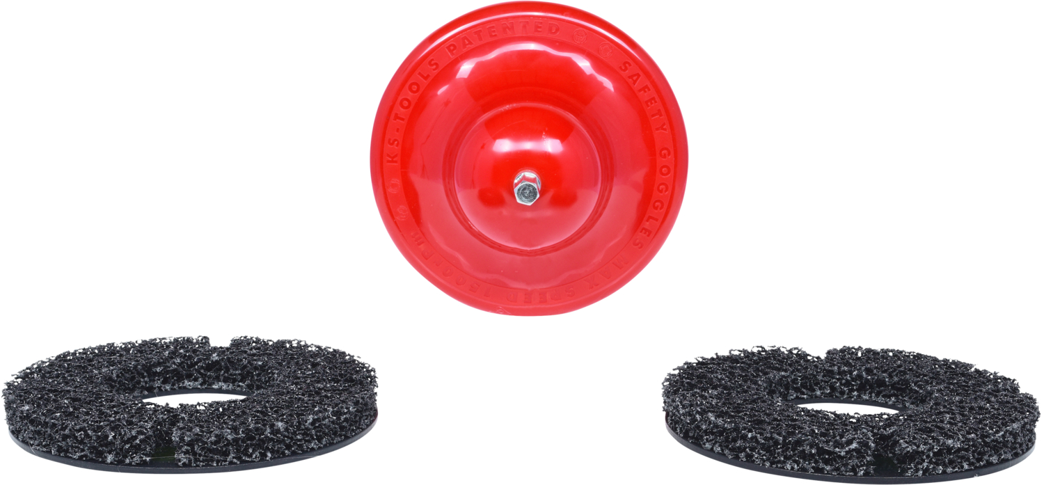 KS Tools Radnabenschleifer-Satz Ø 160 mm, Innen-Ø 75 mm, 4-tlg