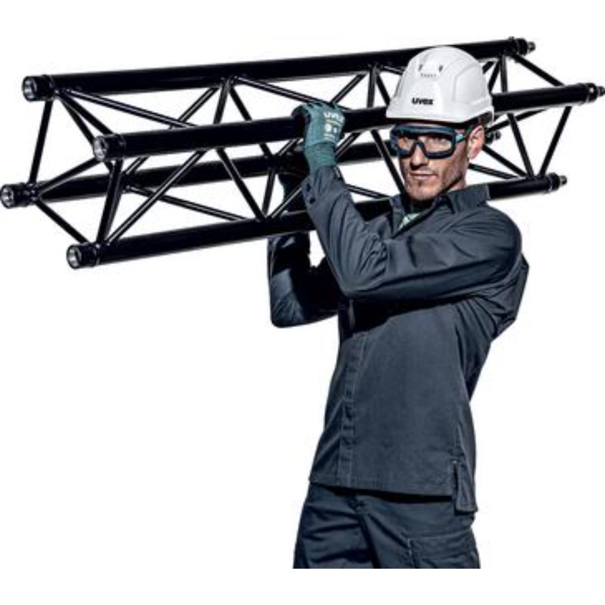 uvex Bügelbrille i-guard grau, blau