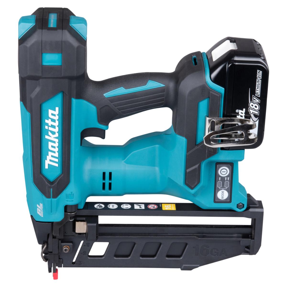Makita Akku-Stauchkopfnagler 16ga, 19-64 mm