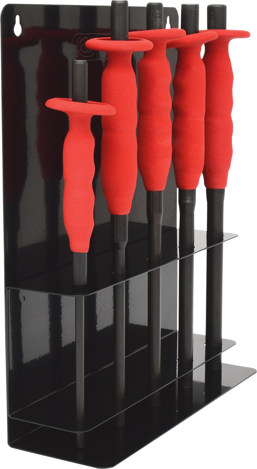 KS Tools Splintentreibersatz mit Handschutzgriff, 5-tlg 6-14mm
