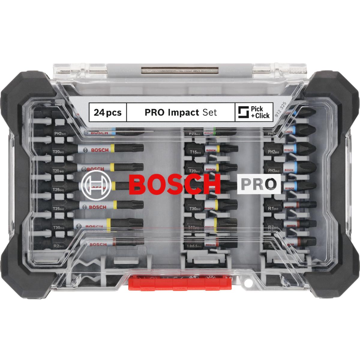 Bosch PRO Impact Schrauberbit, 24-teiliges Set