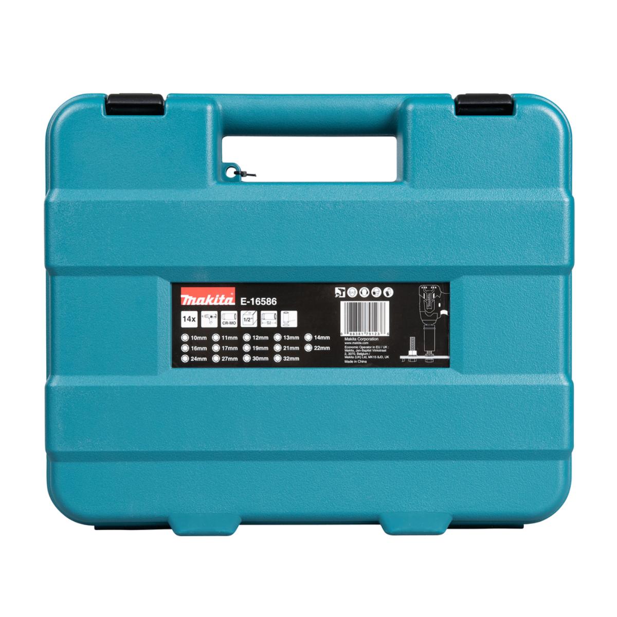 Makita IMPACT BLACK 1/2 Zoll Schlagnuss-Set 14-teilig