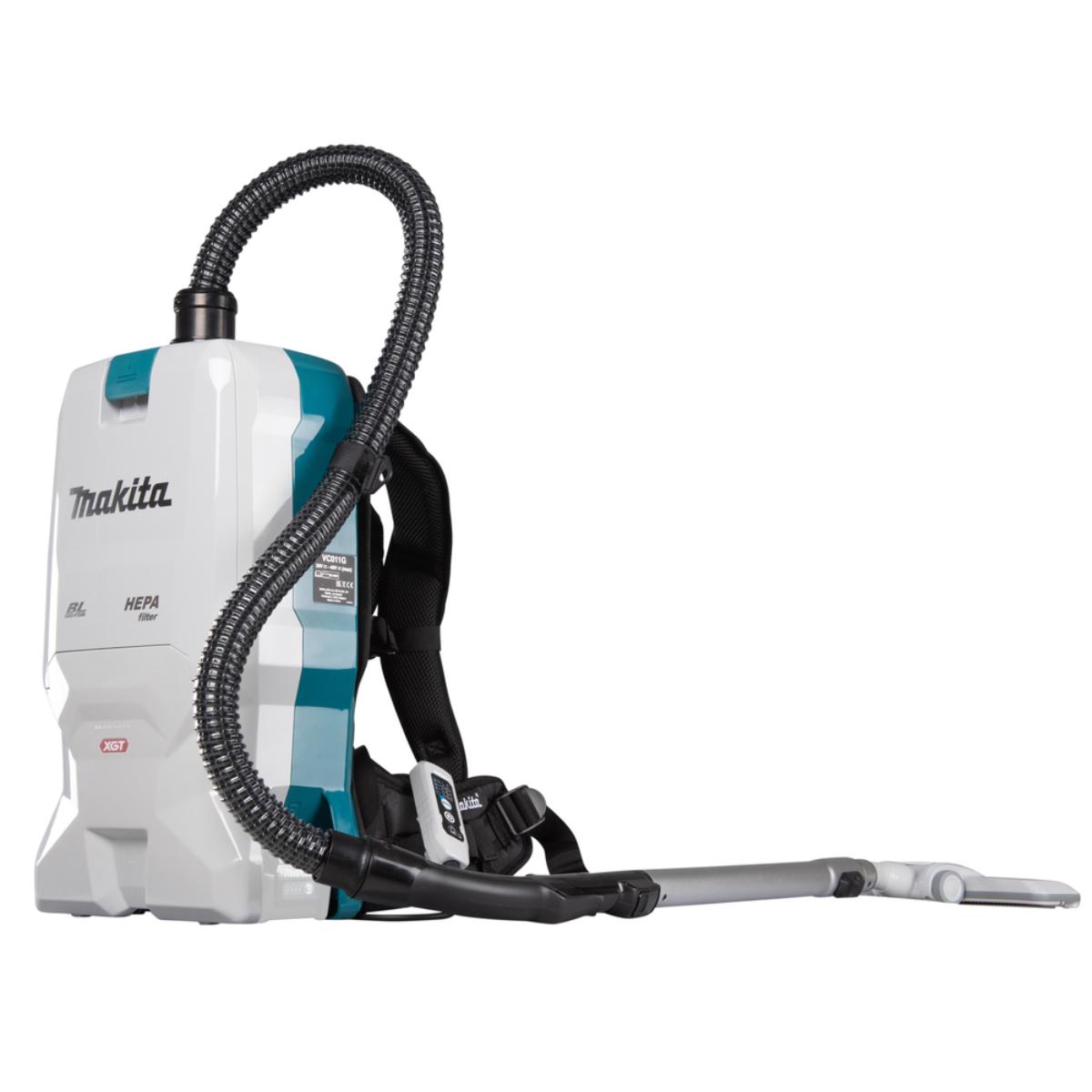 Makita Akku-Rucksackstaubsauger XGT 40V max. - 200 mbar - 6,0 l - VC011GZ
