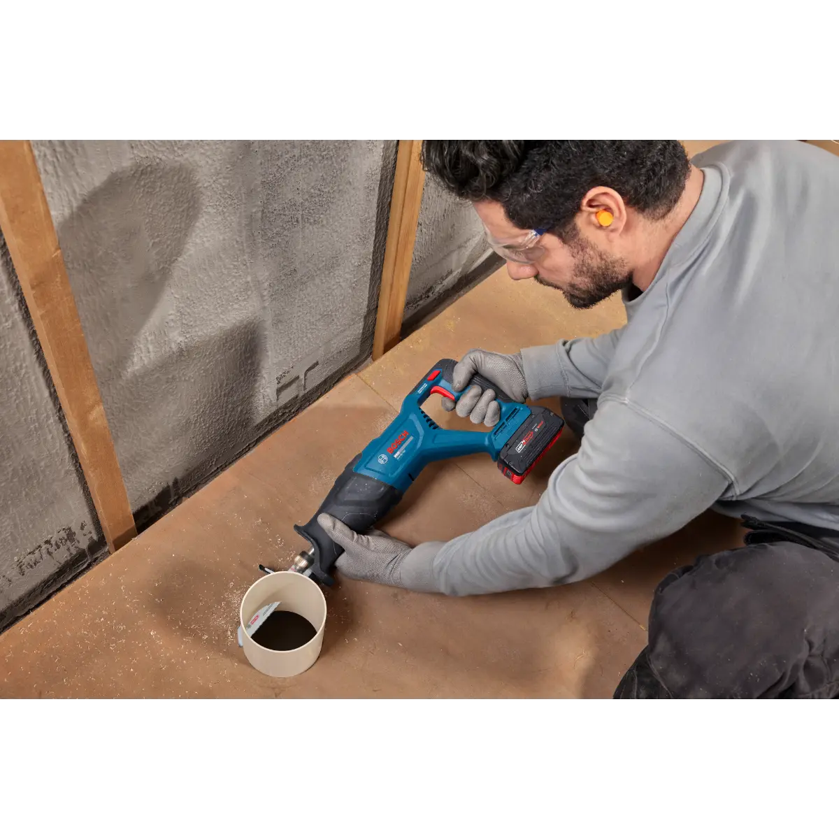 Bosch Akku-Säbelsäge GSA18V-280 in L-BOXX