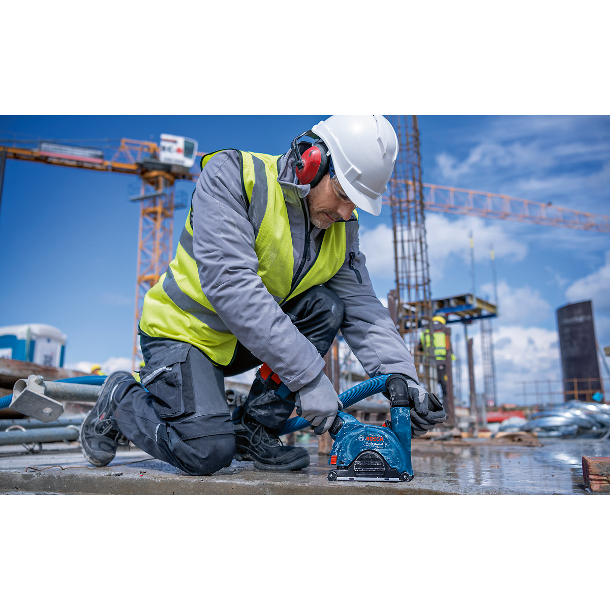 Bosch Akku-Winkelschleifer BITURBO mit X-LOCK GWX 18V-15 PSC