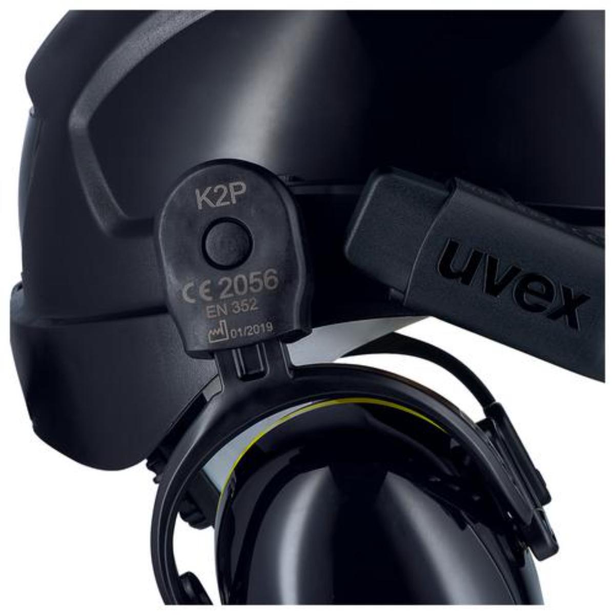 uvex pheos K2P Kapselgehörschutz Magnet Helmkapsel SNR 30 dB Größe S/M/L