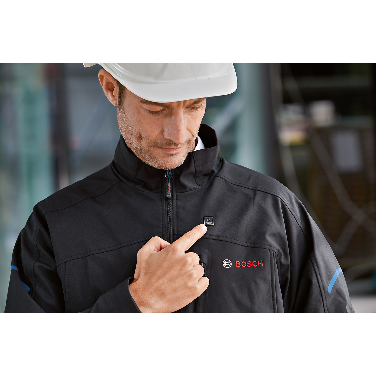 Bosch Beheizbare Jacke GHJ 12+18V XA mit Akkuadapter