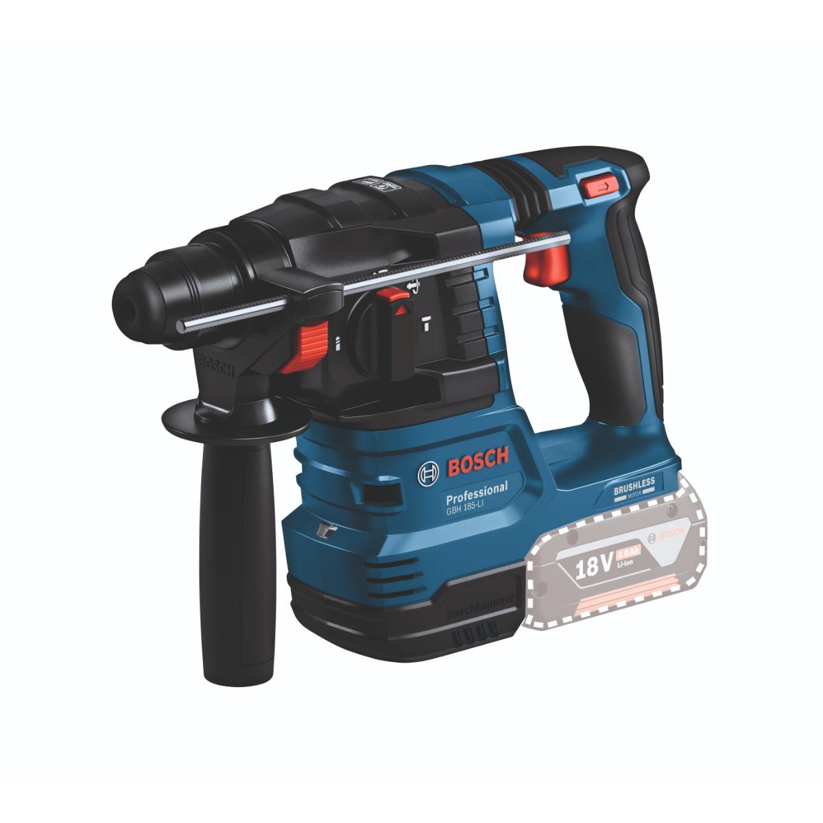 Bosch Combo Kit 2-tlg. 18V: GSR 18V-45 + GBH 18V-22 + 2 x Akku 4.0Ah, Schnellladegerät