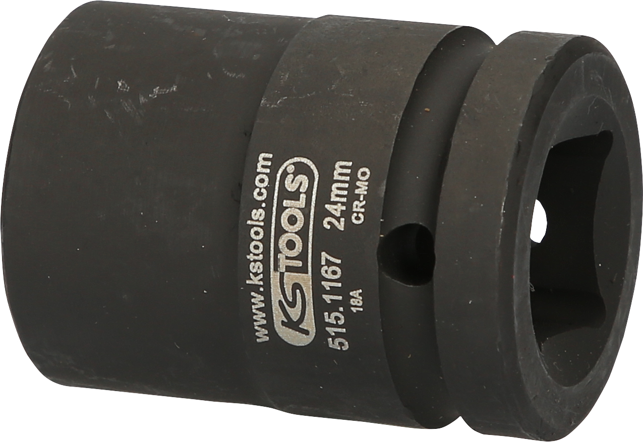 KS Tools 3/4" Kraft-Stecknuss-Adapter, 24mm