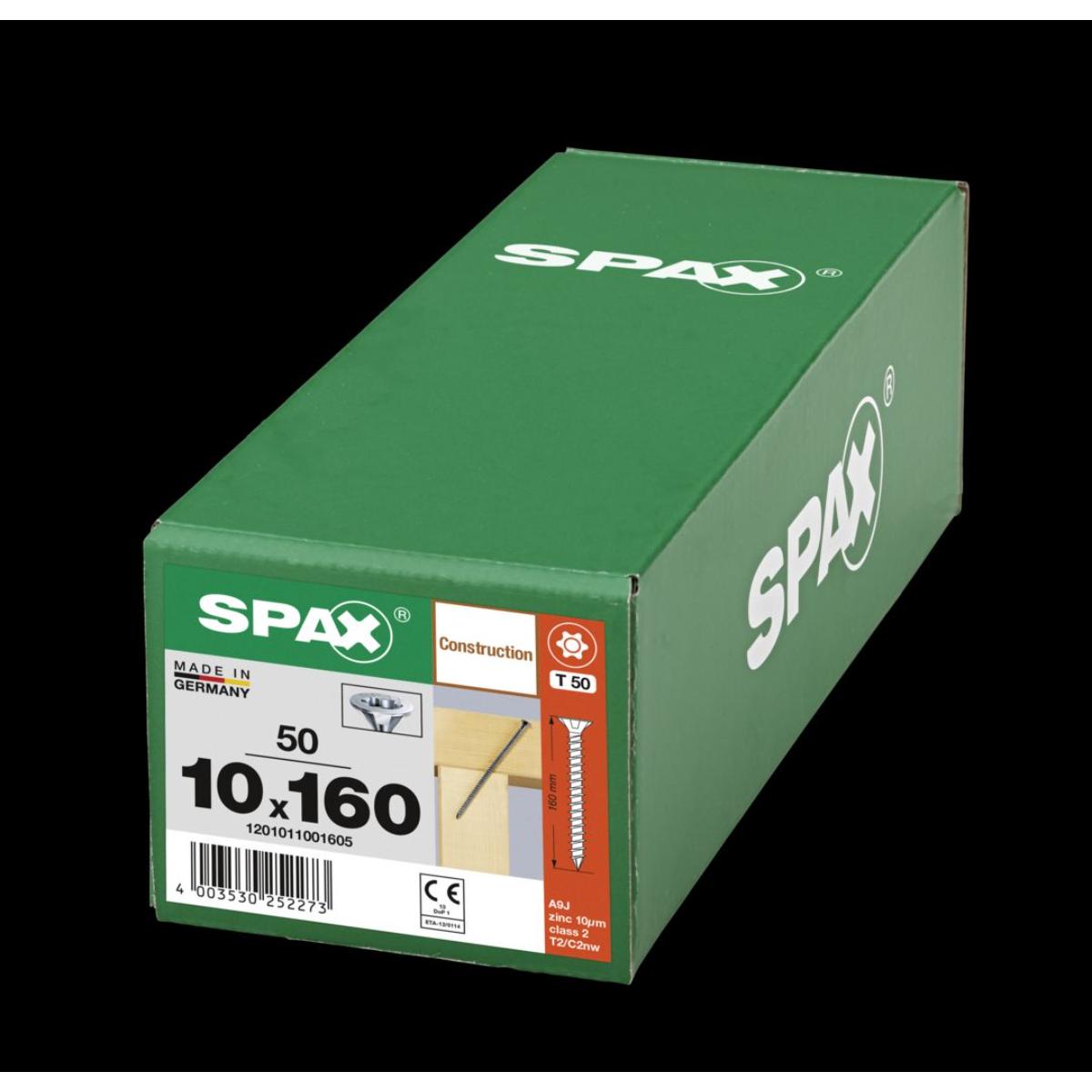 SPAX-S Senkmultikopf T-Star Plus T50 Vollgewinde Cut-Spitze WIROX, 50 Stück
