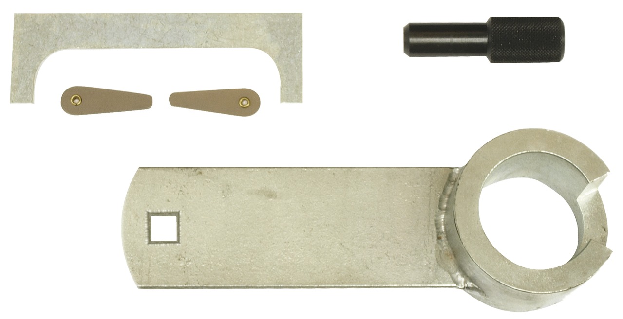 KS Tools Motoreinstell-Werkzeug-Satz für VAG, 5-tlg VW mit 2,4 Motoren
