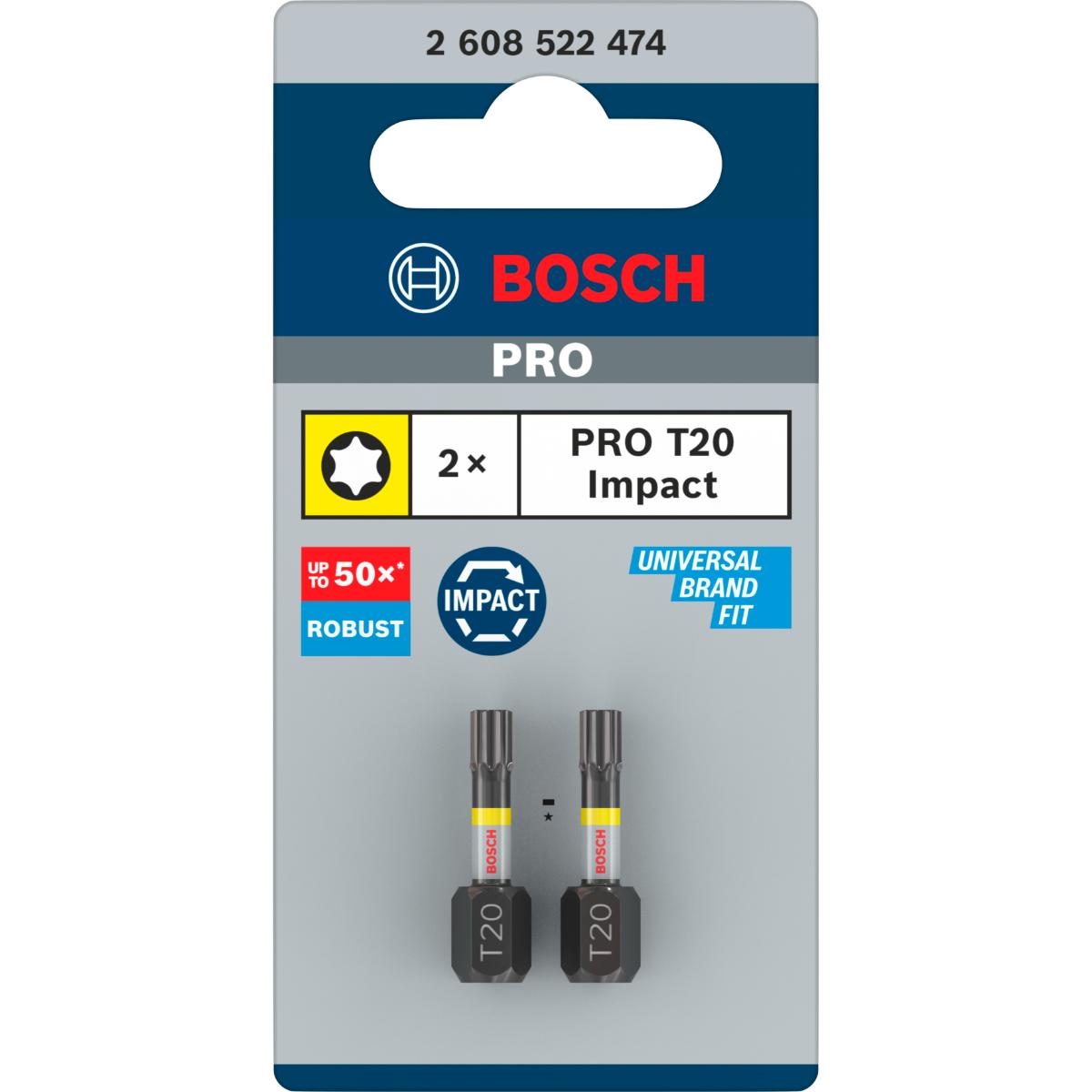 Bosch PRO Impact Control T Insert Bits