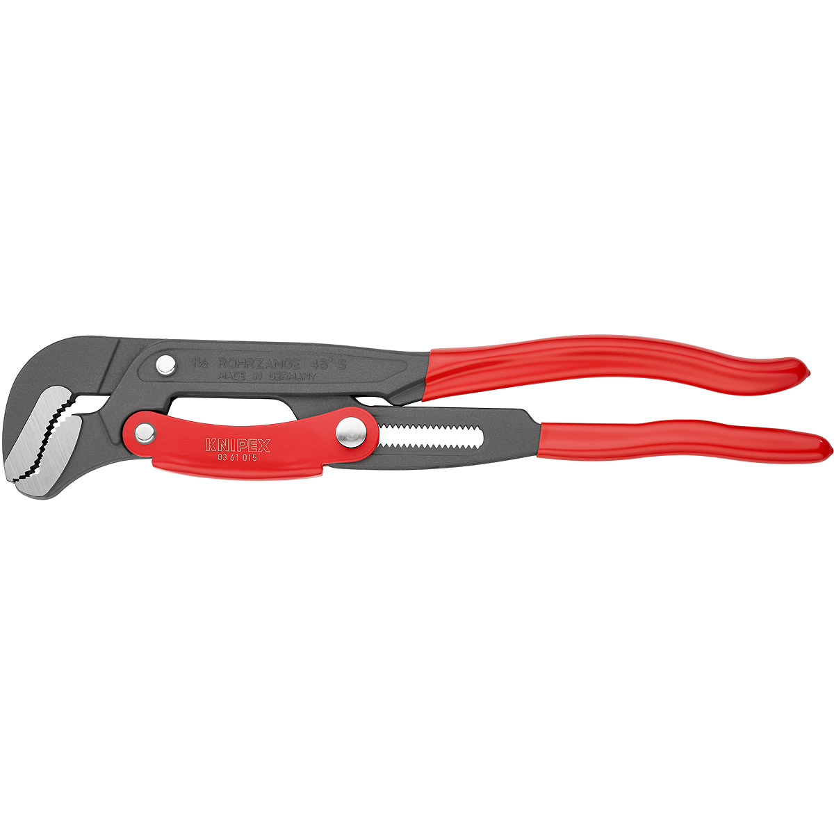 KNIPEX Rohrzange S-Maul mit Schnelleinstellung 420 mm grau pulverbeschichtet