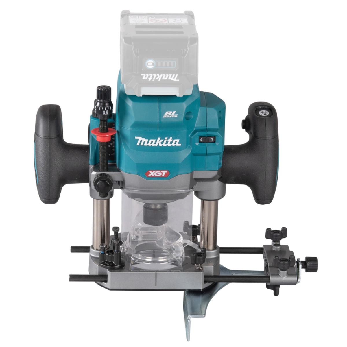 Makita Akku-Oberfräse XGT - 40V max. 12 mm - 8.000-25.000 U/min - RP001GZ