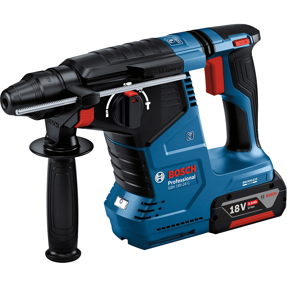 Bosch Akku-Bohrhammer mit SDS plus GBH 18V-24 C Solo