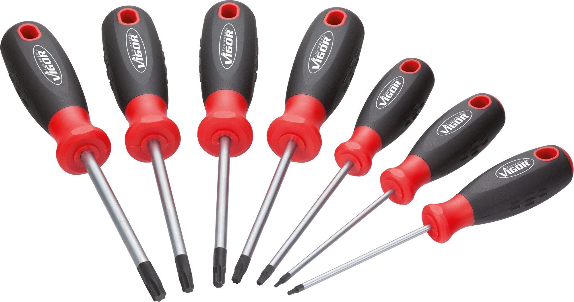 VIGOR TORX® Schraubendreher Satz, V3366, Innen TORX® Profil, T10  T40, Anzahl Werkzeuge: 7