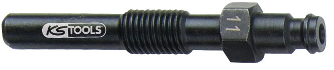 KS Tools Glühkerzen Adapter, M10x1,25 mit Außengewinde, Länge 70 mm