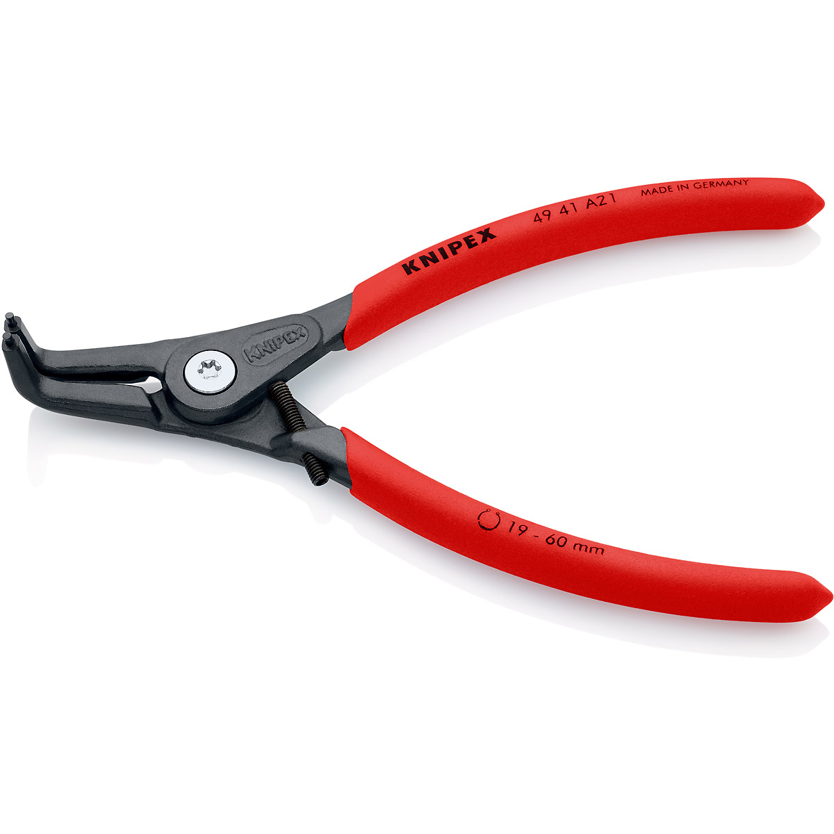 KNIPEX Präzision-Sicherungsringzange angewinkelt