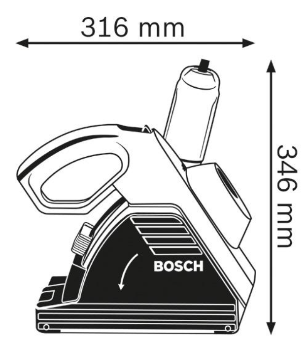 Bosch Mauernutfräse GNF 35 CA