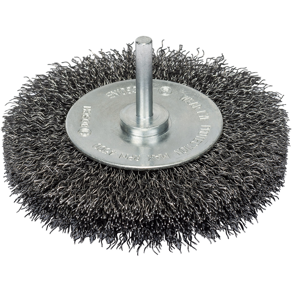Bosch Scheibenbürste für Bohrmaschinen, gewellt, 100 mm, 20 mm
