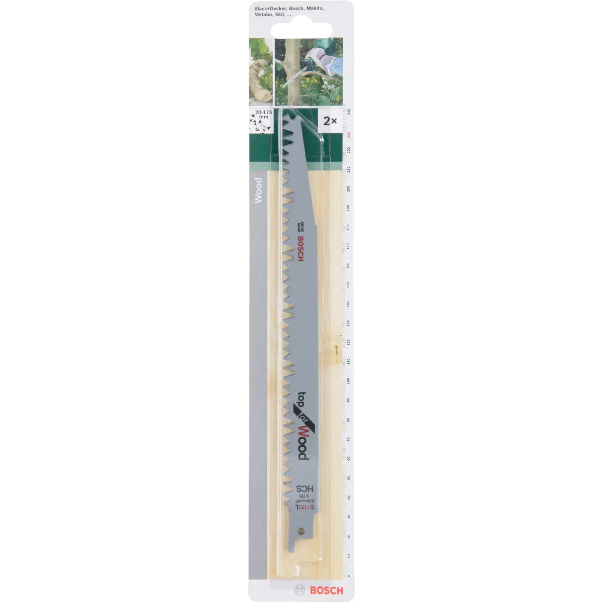 Bosch Säbelsägeblatt HCS, S 1131 L Top for Wood