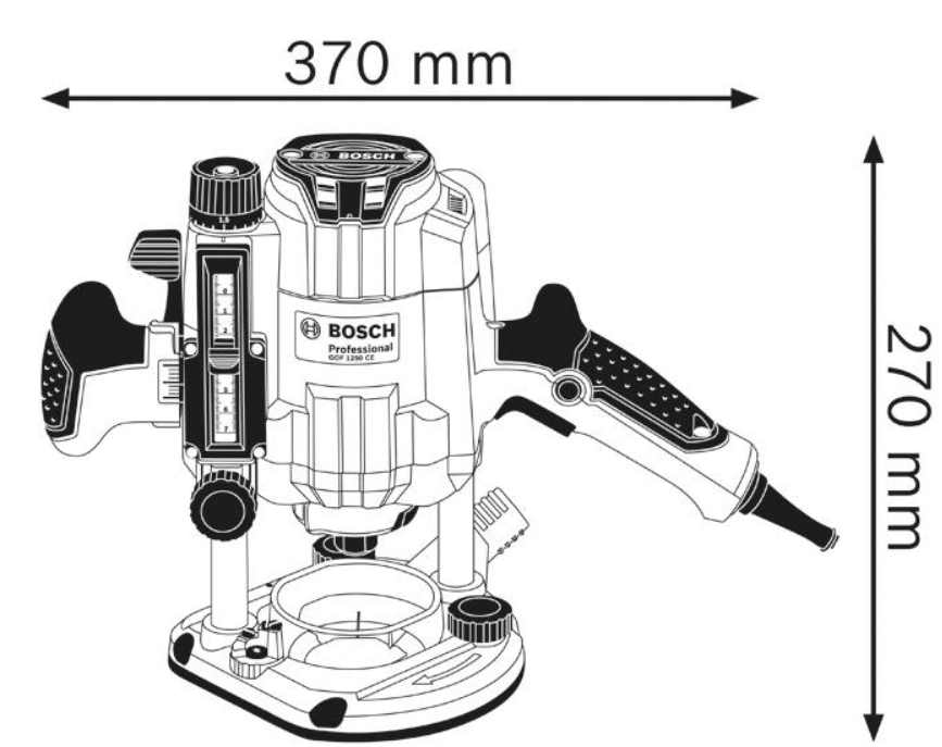 Bosch Oberfräse GOF 1250 CE