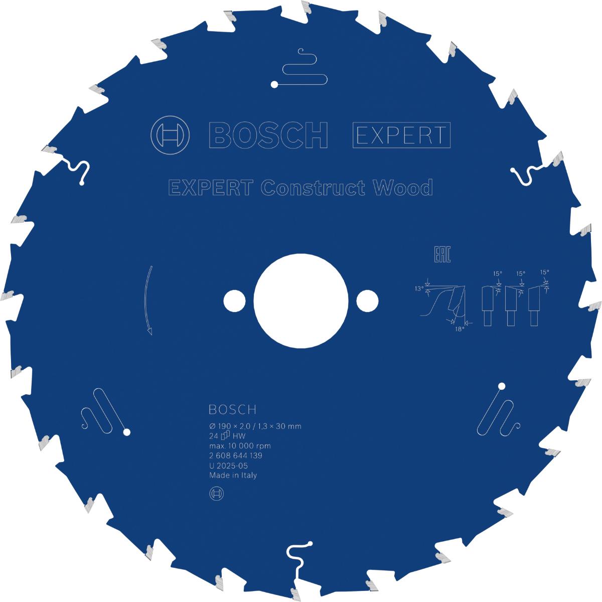 Bosch Kreissägeblatt Expert for Construct Wood