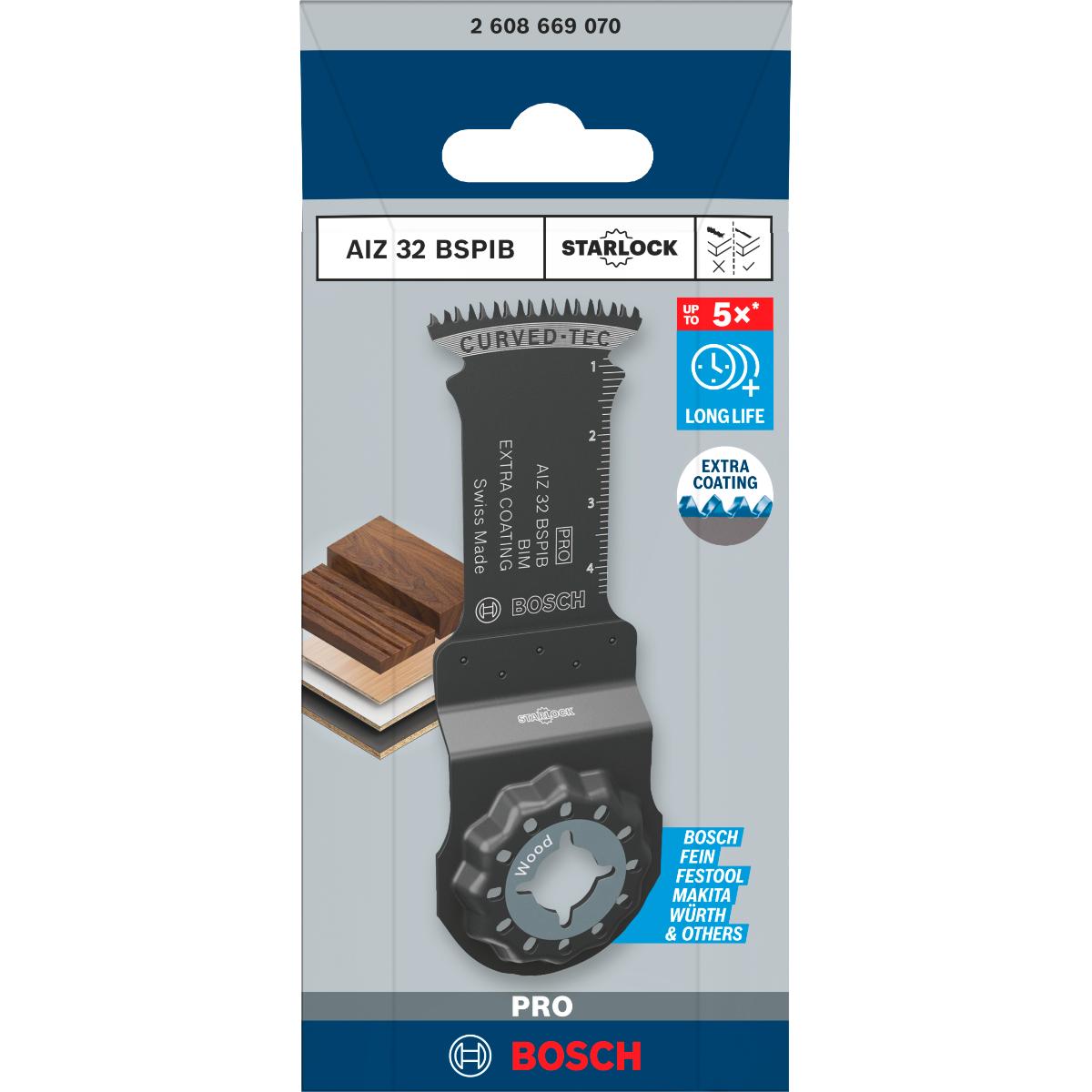 Bosch PRO AIZ 32 BSPIB Blatt für Multifunktionswerkzeuge,32 x 50 mm