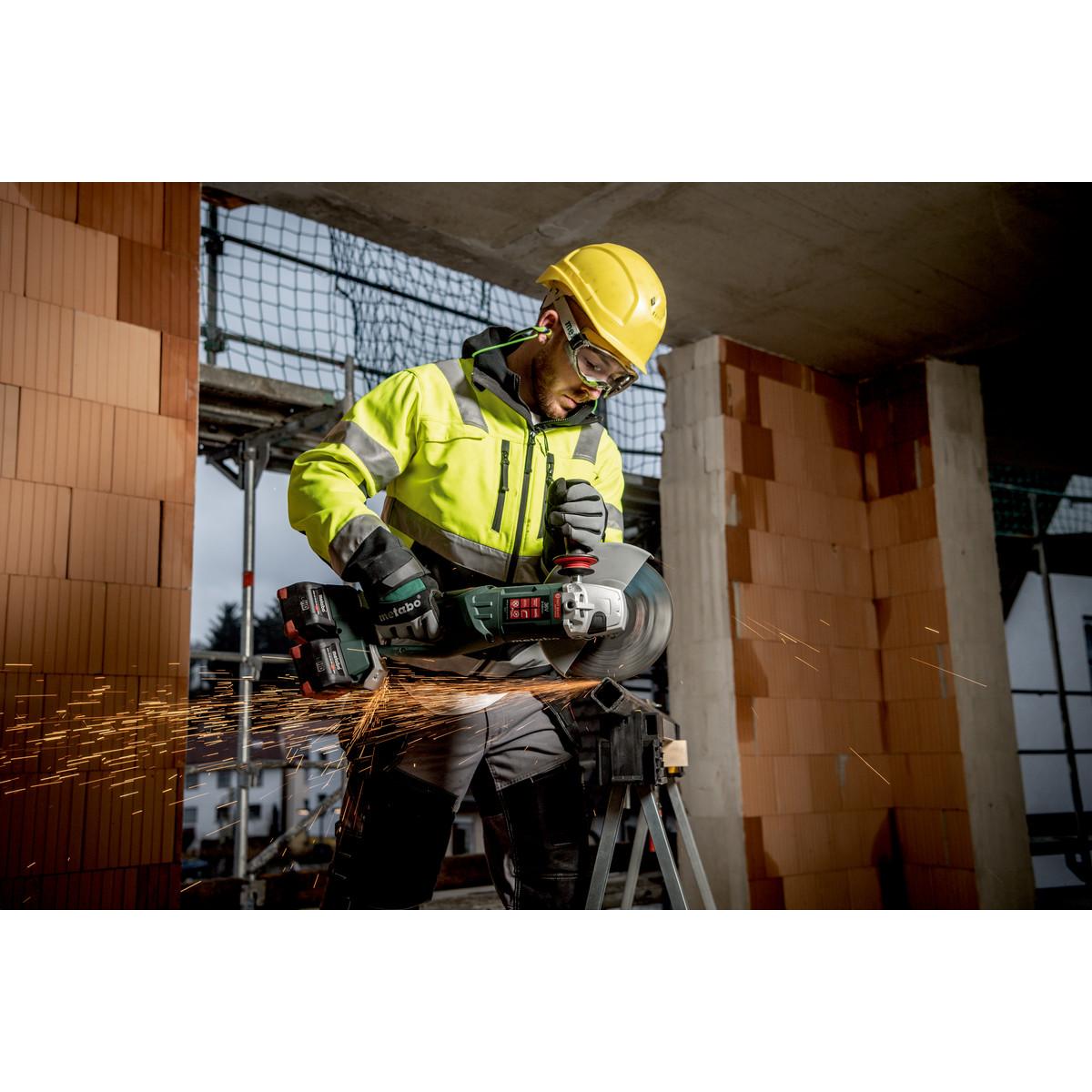 Metabo Akku-Winkelschleifer WPB 36-18 LTX BL 24-230 Quick mit Bremse, Schnellspannmutter - Kunststof