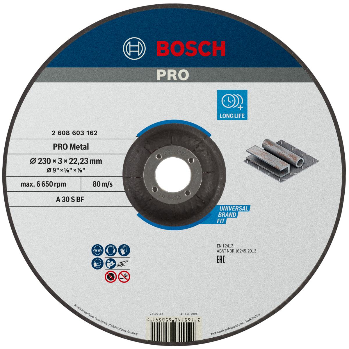 Bosch PRO Trennscheibe gekröpft Standard for Metal A 30 S BF