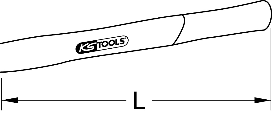KS Tools Ersatzstiel Hickory