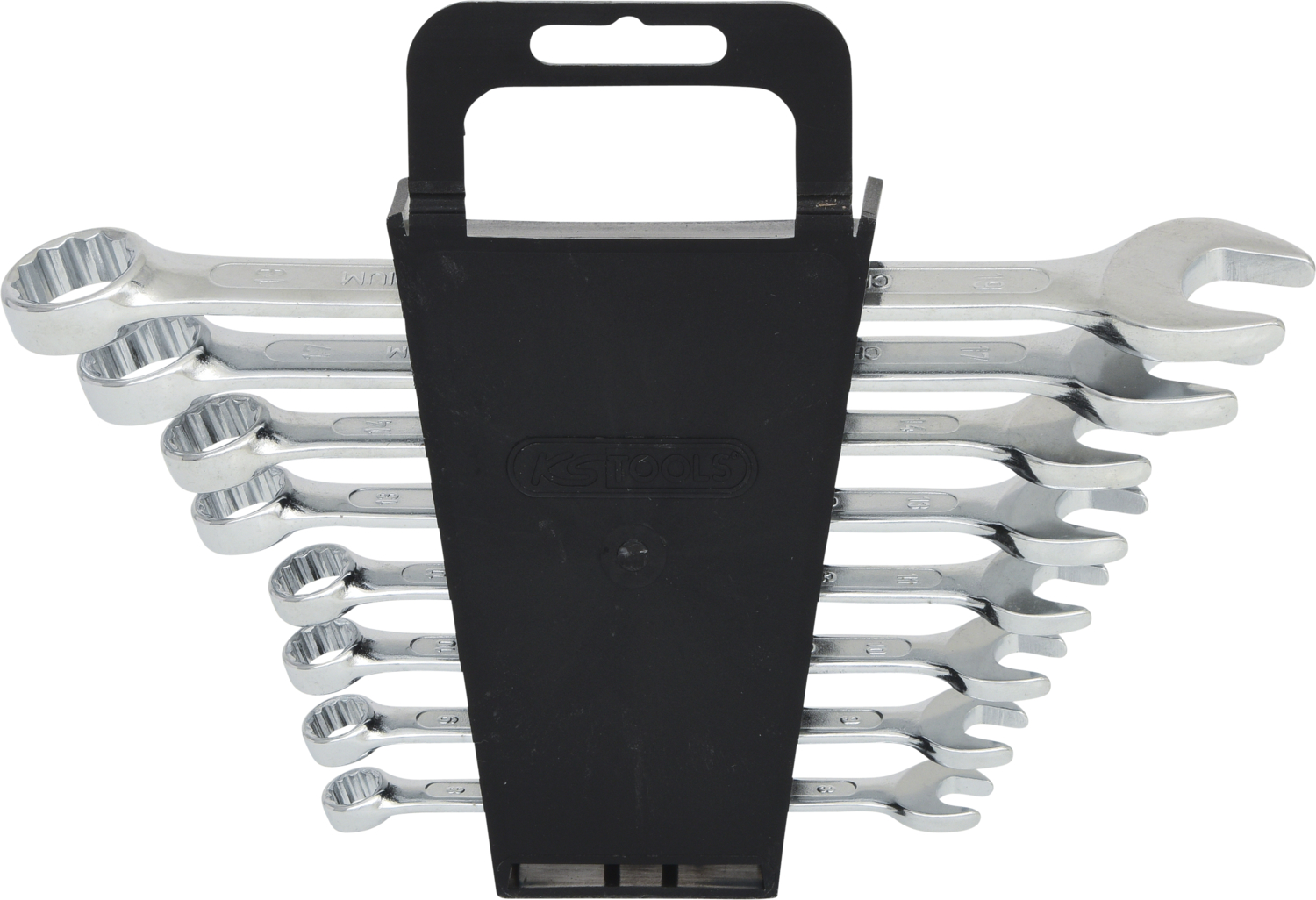 KS Tools Ringmaulschlüssel-Satz, abgewinkelt, 8-tlg 8-19mm