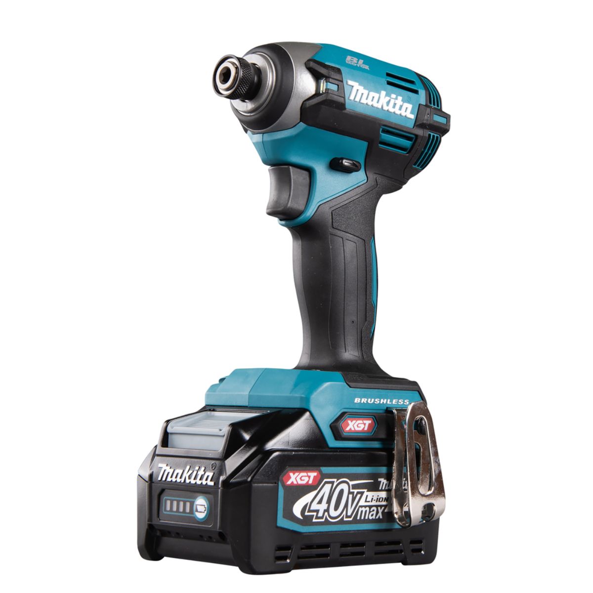 Makita Akku-Schlagschrauber 40V max. / 2,0 Ah, 2 Akkus + Ladegerät im MAKPAC TD003GA202