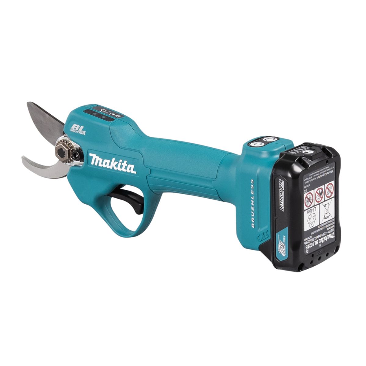 Makita Akku-Astschere 12V max. / 4,0 Ah, 2 Akkus + Ladegerät im MAKPAC UP100DSMJ