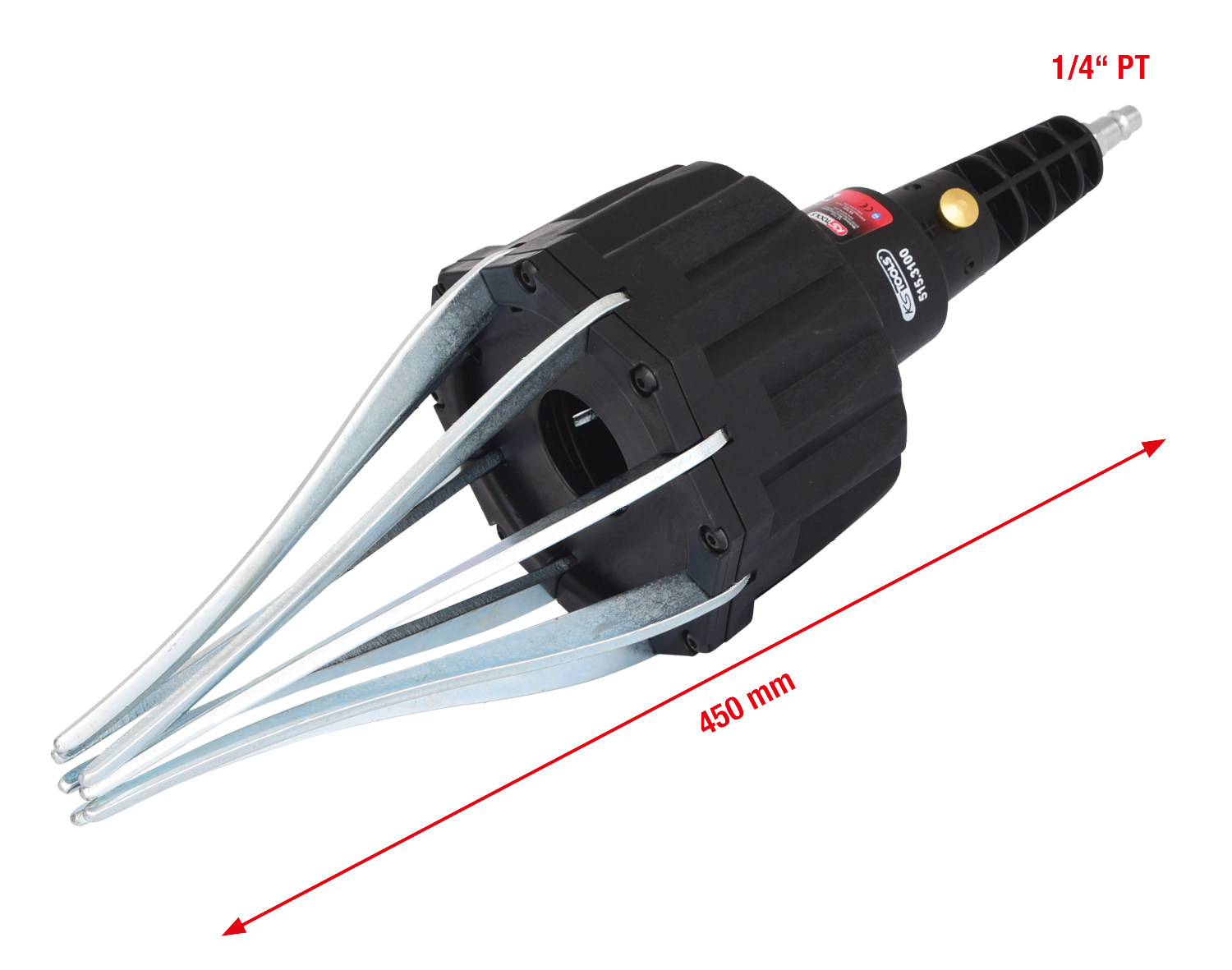 KS Tools Druckluftmontagegerät für Achsmanschetten, 450mm